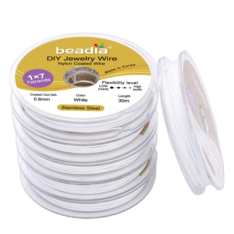 Stainless Steel Gold-Colored Flexible Wire for Jewelry Making