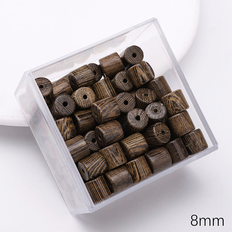 Retro Wooden Milky Bamboo Wooden Beads Bead Making Kit