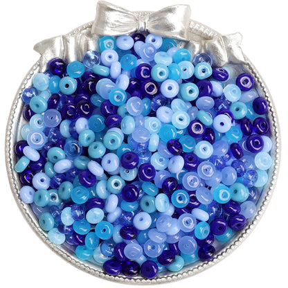 6x3mm Wheel Beads Glass Pony Beads Bracelet Making Supplie