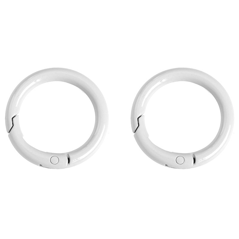 Alloy Spring Ring Clasps Keychain (Painted Finish, 30mm)