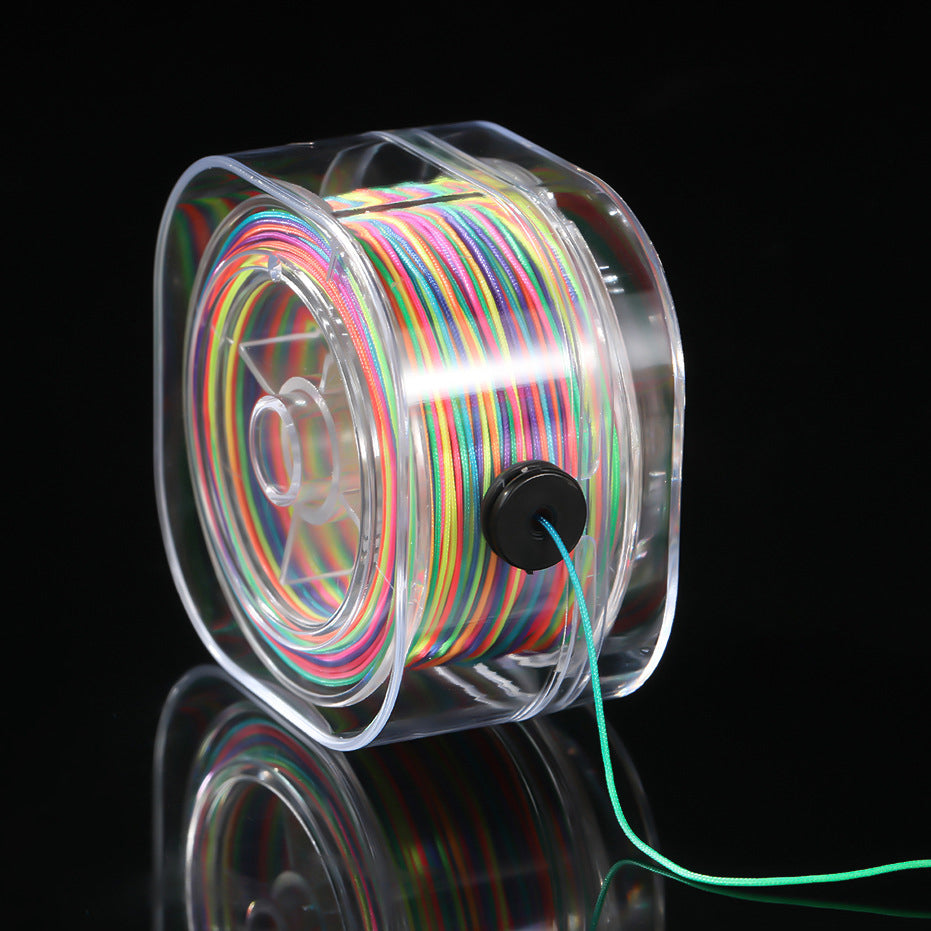 0.8mm Nylon Cord Box – Colorful Beading & Jewelry String for DIY Crafts