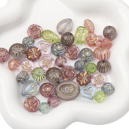 Acrylic Vintage Baroque Mixed Bead Bracelet Making Supplies